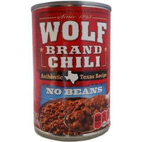 Wolf Brand, Chili With No Beans, Authentic Texas Recipe, 15Oz Can (Pack Of 3)