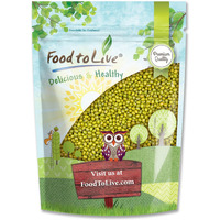 Mung Beans, 5 Pounds - Whole, Dried, Raw Moong, Kosher, Vegan, Sirtfood, Bulk Green Gram, Low Sodium, Good Source Of Dietary Fiber, Protein, Folate, Copper, And Iron