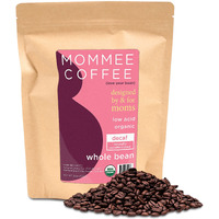 Mommee Coffee - Decaf | Low Acid, Organic, Fair Trade, Water Processed | Whole Bean, 22 Oz.