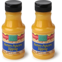 Movie Theater Popcorn Butter Topping - Wabash Valley Farms Buttery Popcorn Topping, Popcorn Butter Topping For Homemade Popcorn, Buttery Flavored Popcorn Topping, Butter For Popcorn (8 Oz - 2 Pack)