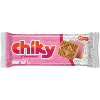 Pozuelo Chiky Strawberry Cookies | Crispy Vanilla Cookies Filled With Strawberry Fudge | Delicious Creamy Flavors From Costa Rica | On-The-Go Treat | 16.9 Oz (Pack Of 3)