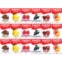 Swiss Imports Sugar Free Bonbons Hard Candy Drops, Variety Pack Of Cherry, Coffee, Lemon, Peach, Blackcurrant, And Raspberry, 1.4 Oz/ 40G Box, 18 Pack