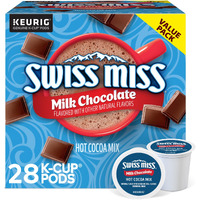 Swiss Miss Milk Chocolate Hot Cocoa Keurig Single-Serve K Cup Pods, 28 Count