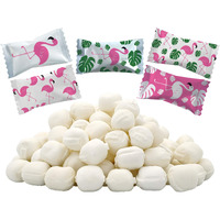 The Dreidel Company Flamingo Buttermints, Mint Candies, After Dinner Mints, Fat-Free, Individually Wrapped (55 Pieces)