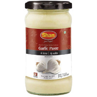 Shan - Garlic Paste, 10.93 Oz (310G) - Authentic Taste From Fresh Garlic In An Airtight Glass Jar - Vegan