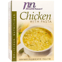 Healthsmart High Protein Chicken With Pasta Soup, 15G Protein, Low Calorie, Low Carb, Low Sugar, Low Fat, Keto Diet Friendly, Ideal Protein Compatible, 7 Count Box
