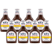 Sweet Baby Ray's Barbecue Sauce No Sugar Added, Original, 18.5 Ounce. (Pack Of 8)