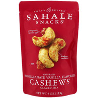 Glazed Mix, , Naturally Pomegranate Vanilla Flavored Cashews, 4 Oz- Pack Of 2