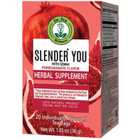 Dr. Tea Slender You Tea With Senna - Pomegranate Flavor - 20 Tea Bags