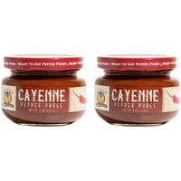 Cayenne - Louisiana Pepper Exchange - Fresh Pepper Replacement (Cayenne Pepper Puree) 2 Jars - Plant-Based, Gluten-Free. Replace Fresh Pepper And Cayenne Powder, Great For Seafood Boils, Cajun And Creole Dishes, And Bloody Mary Mixes - Cayenne Pepper Replacement