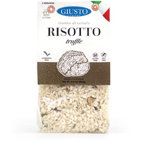 Giusto Sapore Italian Risotto - Truffle - All Natural Gluten Free, No Added Salt - Premium Gourmet 3-4 Serving Size, 8.81 Oz - Imported From Italy And Family Owned