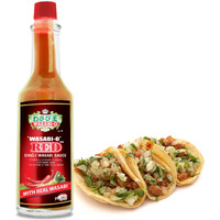 Wasabi-O Wasabi Red Chili Hot & Spicy Sauce - Fresh Made Japanese Sauce With Pure & Real Wasabi, Gluten Free & Vegan Wasabi Sauce For Steak & Sushi, 55G Bottle