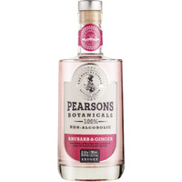 Pearsons Botanicals Rhubarb & Ginger Non Alcoholic Gin, Award Winning Spicy And Warming Blend, Non Alcoholic Spirits - Halal, Low Sugar, And Gluten-Free, Part Of The Spirits Of Virtue Range (700Ml)