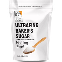 It's Just - Ultrafine Baker's (Caster) Sugar, 2.5Lbs, 100% Pure Cane Sugar, Made In Usa