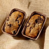 Gourmet Banana Bread By Sweetness Central, Baked Fresh For Each Order, Made With Belgian Chocolate Chips, The Perfect Dessert & Mother's Day Gift, Individually Wrapped To Arrive Soft & Moist, 6 Pack