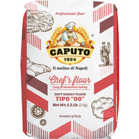 Antimo Caputo Flour""00"" Chefs Flour (8 Packs) Each 1 Kilo (2.2 Pounds) Bags, Il Mulino Di Napoli, Pizza Flour, For Real Naples Pizza