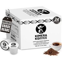 Kimera Koffee Organic Ground Coffee, Original Blend, Medium Roast Infused With Taurine, Alpha Gpc, Dmae, And L-Theanine