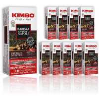 Kimbo Barista Napoli Espresso Aluminium Capsules, Nespresso Compatible | Smooth & Rich Italian Espresso | Medium Dark Roast, 100 Count