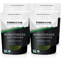 Terrasoul Superfoods Organic Wheat Grass Juice Powder, 20 Ounces - Usa Grown