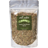 S.A.L.T. Sisters Tuscan Farmhouse Blend With Sea Salt | All-Natural, Gluten Free, Msg Free, Non-Gmo | Dried Herbs & Salt Seasoning | Versatile Use For Meat, Fish, Vegetables, And More | 5Oz
