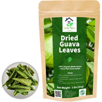 Lanka Flavors Feel Different Dried Guava Leaves 1 Oz (28G) Hojas De Guayaba Herbal Tea Natural Organic Air Dried Whole Leaf Harvested From Ceylon