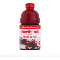 Cheribundi Pure Tart Cherry Juice - 100% Pure , No Sugar Added - Pro Athlete Post Workout Recovery - Fight Inflammation And Support Muscle Recovery Drinks For Runners, Cyclists And Athletes - 32 Oz (Pack Of 6)