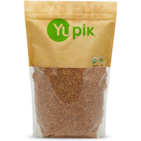 Yupik Organic Golden Flax Seeds, 2.2 Lb, Gluten-Free, Non-Gmo, Kosher, Raw Seeds, Excellent Source Of Fiber, Source Of Omega-3, Plant-Based Protein, Ideal For Beverages, Baking & Topping