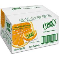 True Orange Water Enhancer, Bulk Pack, Zero Calorie Flavoring, For Bottled Water, Iced Tea & Recipes, Flavor Packets Made With Real Oranges,500 Count (Pack Of 1)- Packaging May Vary