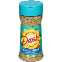 Dash Salt-Free Seasoning Blend, Garlic & Herb, 2.5 Ounce (Pack Of 8)