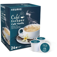 Caf   Escapes Caf   Vanilla, Keurig Single-Serve K-Cup Pods, 24 Count