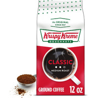 Krispy Kreme Doughnuts, Classic, Ground Coffee, Medium Roast, Bagged 12Oz