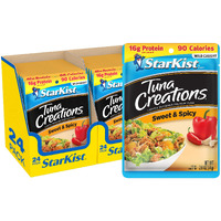Starkist Tuna Creations, Sweet And Spicy, 2.6 Oz, Pack Of 24