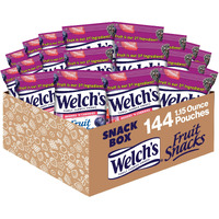 Welch's Fruit Snacks, Berries 'N Cherries, Gluten Free, Bulk Pack, 1.55 Oz Individual Single Serve Bags (Pack Of 144)