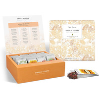 Tea Forte Single Steeps Loose Leaf Herbal Tea Sampler, Assorted Variety Tea Chest Box, Single Serve Pouches, 28 Count (Pack Of 1)