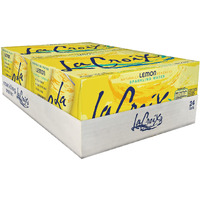 Lacroix 21239 Sparkling Water, Lemon, 12 Oz Can, 24/Carton