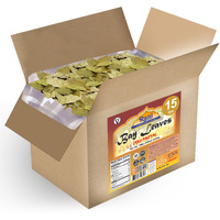 Rani Bay Whole Leaf (Leaves) Spice Hand Selected Extra Large 240Oz (15Lbs) 6.81Kg Bulk Box ~ All Natural | Gluten Friendly | Non-Gmo | Vegan | Indian Origin (Tej Patta)
