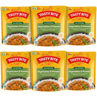 Tasty Bite Jaipur Vegetables, 10 Ounce, Pack Of 6, Ready To Eat, Microwavable Entr  E With Cashews & Raisins, Vegetarian