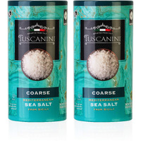 Tuscanini, Coarse Mediterranean Sea Salt, 16Oz, From Sicily Italy, (2 Pack), Total Of 2Lb