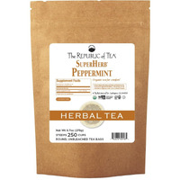 The Republic Of Tea: Peppermint Superherb Herbal Tea, 250 Tea Bags