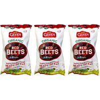 Gefen Organic Red Beets, Whole, Peeled, Cooked & Ready To Eat, 1.1Lb (3 Pack)