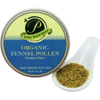 Pollen Ranch's Organic Fennel Pollen - Premium Quality Fennel Flowers And Powder For Cooking, 100% Organic Fennel For Flavorful Dishes - 1 Oz. Tin