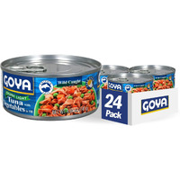 Goya Foods Chunk Light Tuna With Vegetables, Wild Caught, 4.94 Ounce (Pack Of 24)
