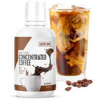 Coffee Snax Cold Brew Coffee Concentrate, Unsweetened Black Coffee Concentrate With No Added Sugar (Bulk 96 Servings Bottle)