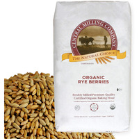 100% Organic Rye Berries - 25 Lbs