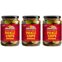 Famous Dave's Signature Spicy Pickles 24Oz Glass Jar (Pack Of 3) (Pickle Chips) (1-Pack)