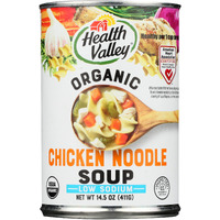 Health Valley Organic Chicken Noodle Soup, No Salt, 14.5 Oz