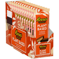 Reese's Plant Based Oat Chocolate Confection Peanut Butter Cups, Candy Packs, 1.4 Oz (12 Count)