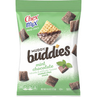 Chex Mix Muddy Buddies, Mint Chocolate, 4.5 Oz (Pack Of 7)