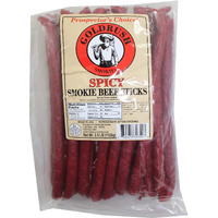 Gold Rush Spicy Beef Smokies 2.5 Lb Bag