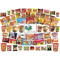 Ramen Noodles From Around The World International Snack Box Variety Snack Pack Of 15 Instant Noodles - Japanese, Filipino, Thai, Vietnamese With Free Chopsticks And Sticker.